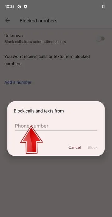 رد تماس خودکار شماره های ناشناس