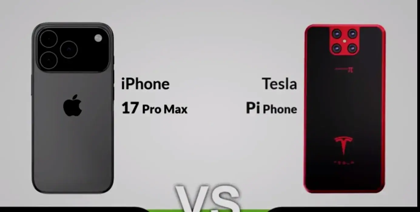 گوشی موبایل تسلا Pi در مقابل آیفون 17 پرو مکس : کدام یک انتخاب بهتری است؟
