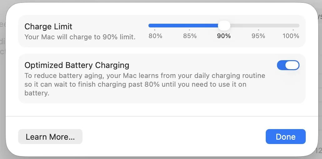 قابلیت محدودیت شارژ مک‌بوک به macOS 26.4 رسید