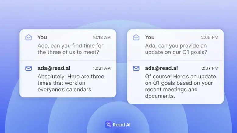شرکت Read AI دستیار هوش مصنوعی Ada را برای مدیریت ایمیل و جلسات معرفی کرد