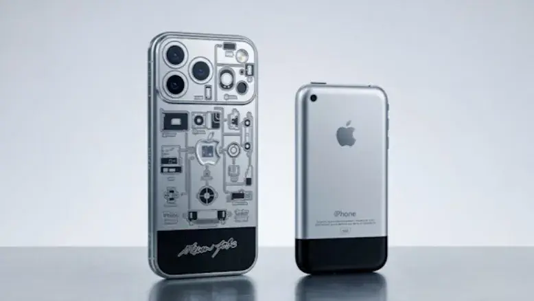 شاهکار لوکس برند کاویار برای میلیاردرها؛ آیفون ۱۷ پرو «نسخه ۲۰۰۷» رونمایی شد