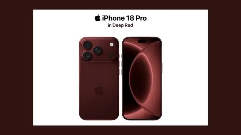 آیفون ۱۸ پرو با رنگ زرشکی خود قصد تکان دادن بازار را دارد