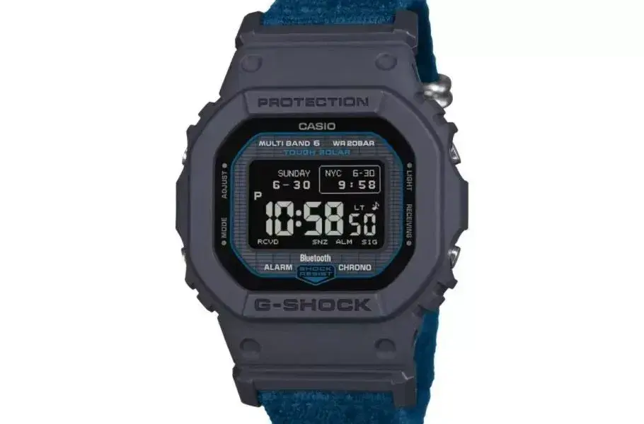 ساعت جدید کاسیو G‑Shock با بند بازیافتی از تورهای ماهی‌گیری معرفی شد