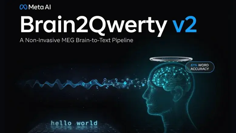 متا به‌دنبال خواندن ذهن انسان؛ Brain2Qwerty v2 افکار را به متن تبدیل می‌کند