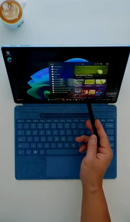 آنباکسینگ مایکروسافت سرفیس پرو Surface Pro 11 OLED آبی یاقوتی | ترکیب زیبایی، قدرت و هوش مصنوعی