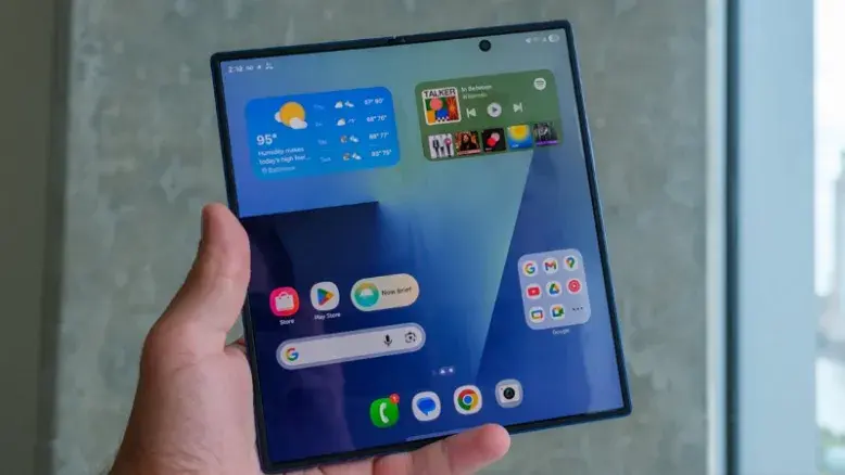 پنل تاشوی بدون چین سامسونگ؛ نشانه‌ای از آینده گلکسی Z Fold8 Ultra