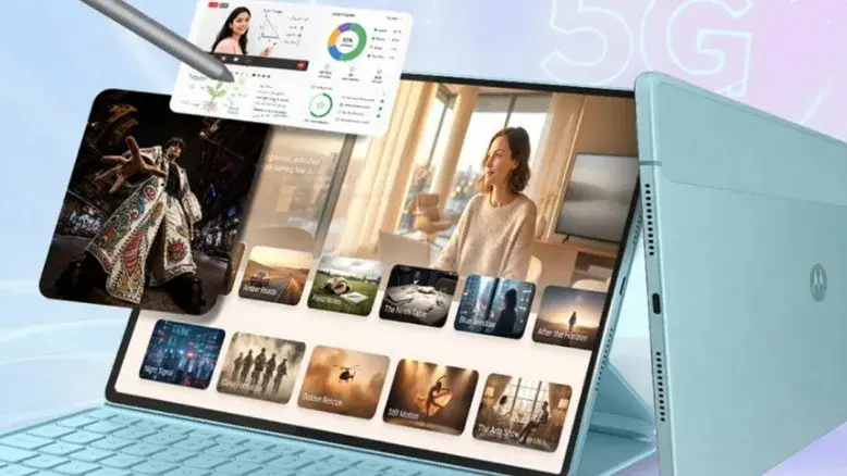 موتورولا از Moto Pad 70 با نمایشگر 2.5K و قلم اختصاصی رونمایی کرد