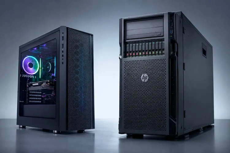 مقایسه سرور خانگی HP با کامپیوتر معمولی 