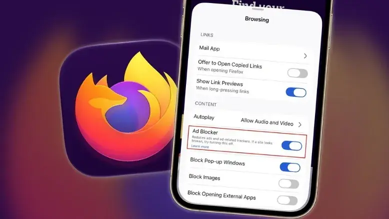 خداحافظی با تبلیغات مزاحم؛ قابلیت جدید Firefox برای کاربران آیفون