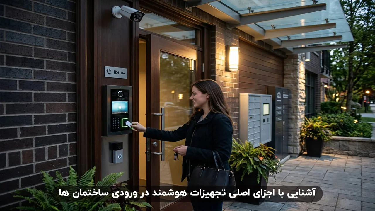 آشنایی با اجزای اصلی تجهیزات هوشمند در ورودی ساختمان ها