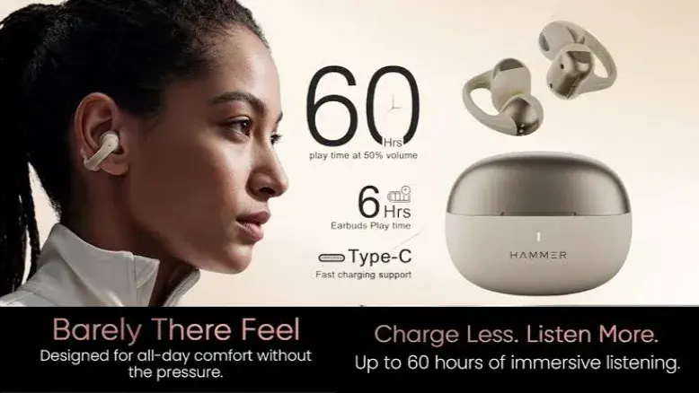 Hammer Aura Air معرفی شد؛ هدفون بی‌سیم با طراحی نوآورانه و قیمت باورنکردنی