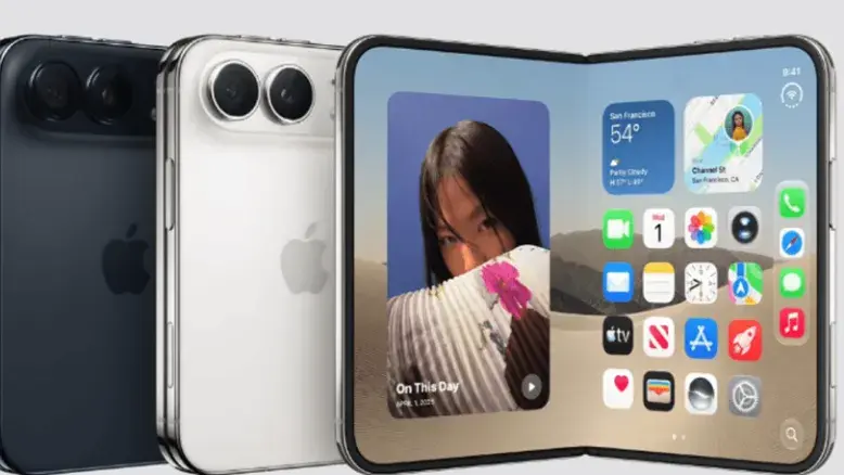 رونمایی رسمی از iPhone Duo؛ اولین گوشی تاشوی اپل با طراحی تیتانیومی