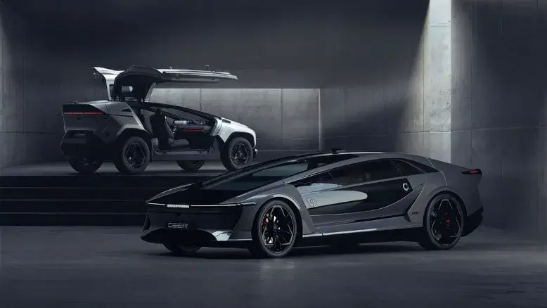 عربستان وارد صنعت خودرو شد؛ رونمایی از برند ملی CEER و خودروهای EXOBOT