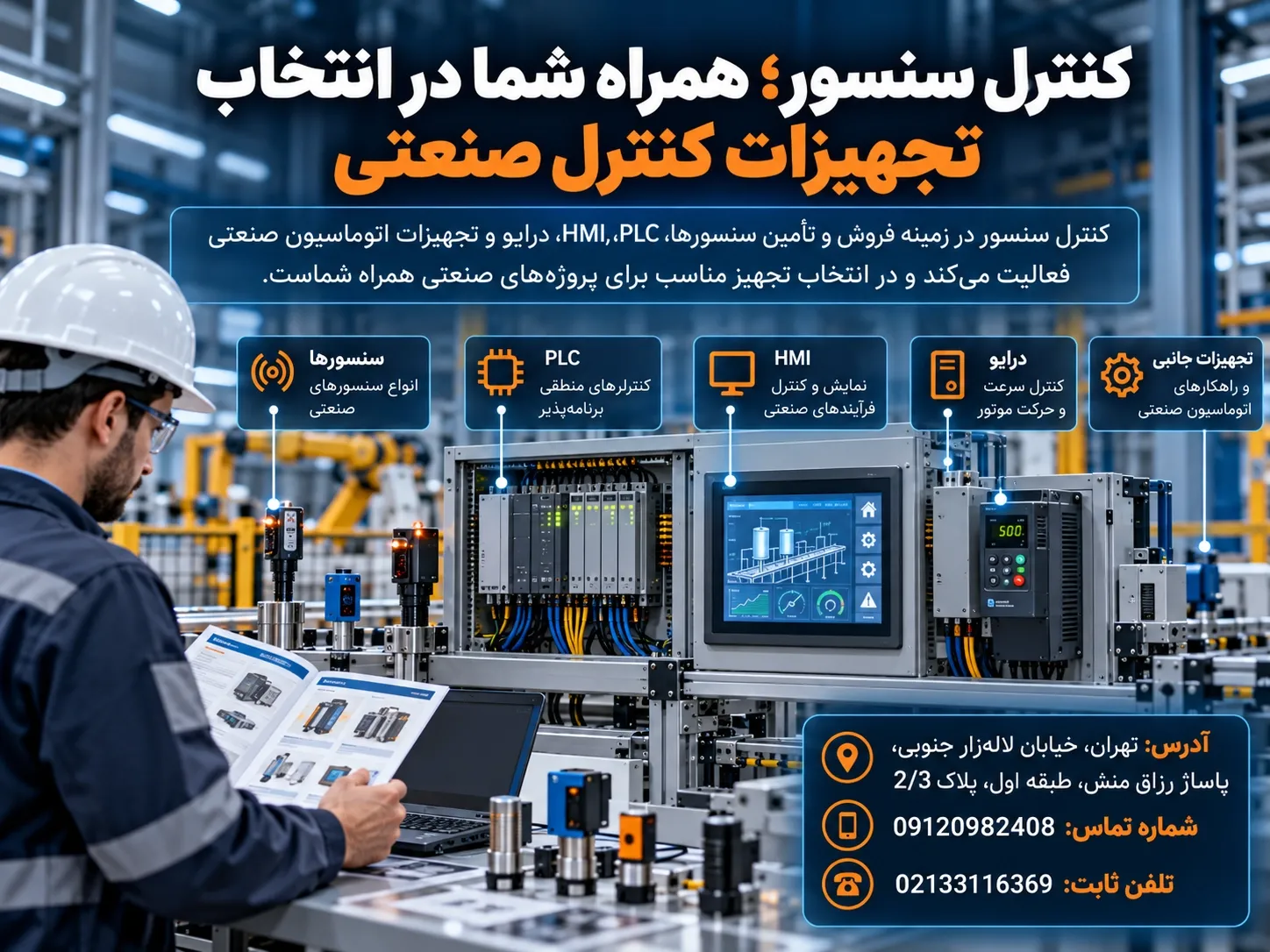 کنترل سنسور؛ همراه شما در انتخاب تجهیزات کنترل صنعتی