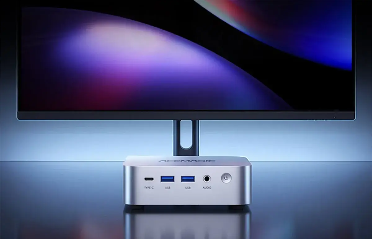 ایس‌مجیک W1-5400U معرفی شد؛ مینی پی‌سی ارزان با ۸ درگاه USB