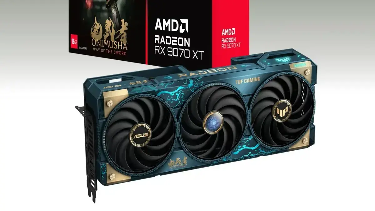 ایسوس کارت گرافیک RX 9070 XT نسخه اونیموشا را معرفی کرد