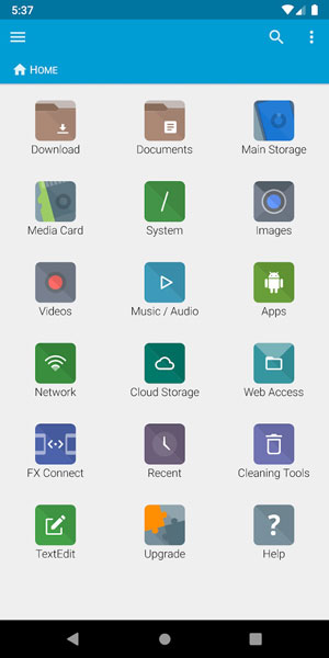 برنامه حرفه ای FX File Explorer