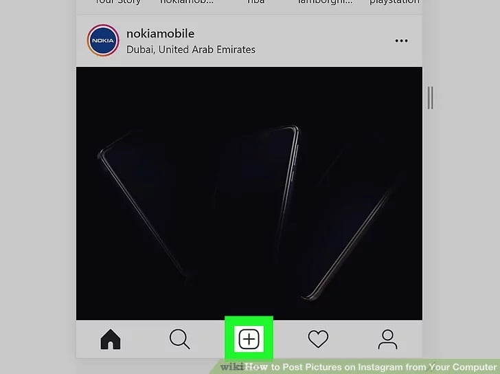Post-Pictures-on-Instagram-from-Your-Computer / چگونه از طریق گوگل وارد اینستا شویم