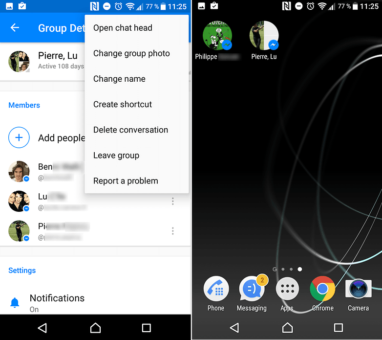 فیسبوک مسنجر / facebook messenger
