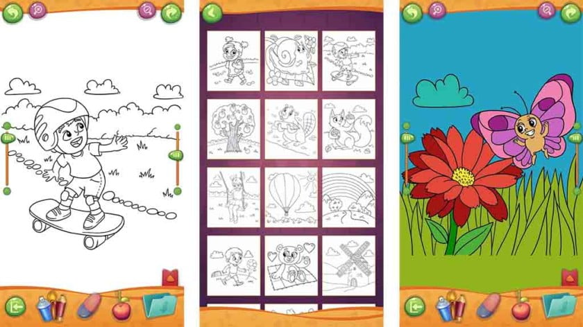 کتاب رنگآمیزی برای بچههای خلاق