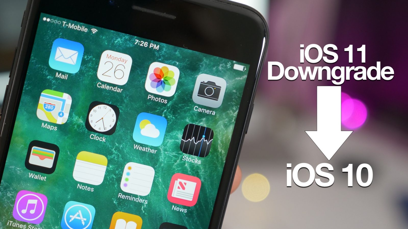 آموزش بازگرداندنِ iOS 11 به iOS 10