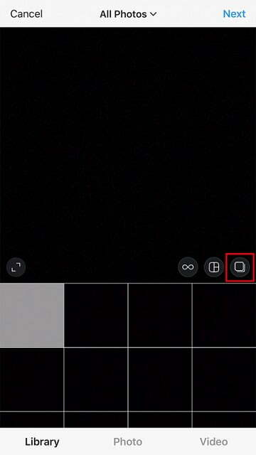 Instagram-Select-Multiple-نحوه گذاشتن چند ویدیو در اینستاگرام /