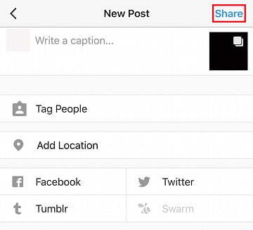 Instagram-Share-Buttonنحوه گذاشتن چند فیلم در اینستاگرام /