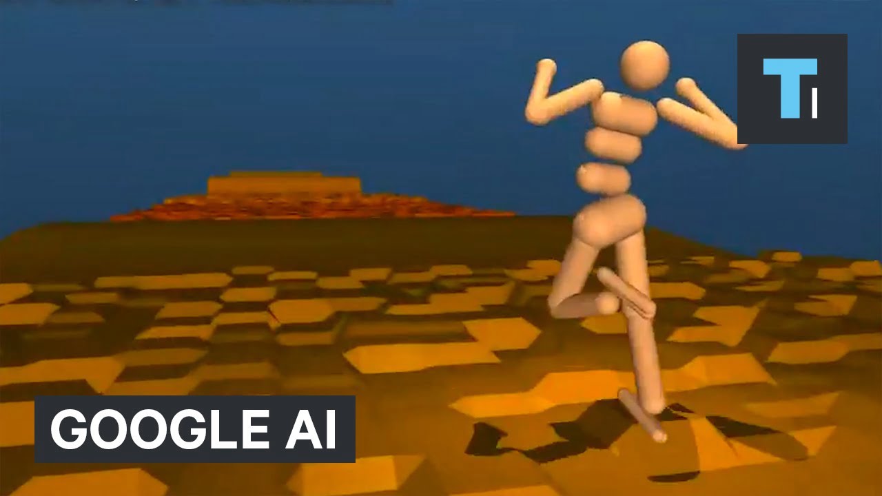 هوش مصنوعی تیم DeepMind به خودش راه رفتن می آموزد!