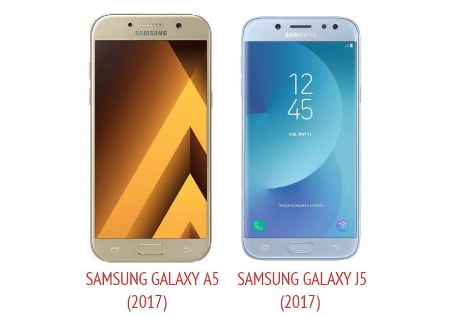 گوشی سری a سامسونگ / j5 vs a5 2017
