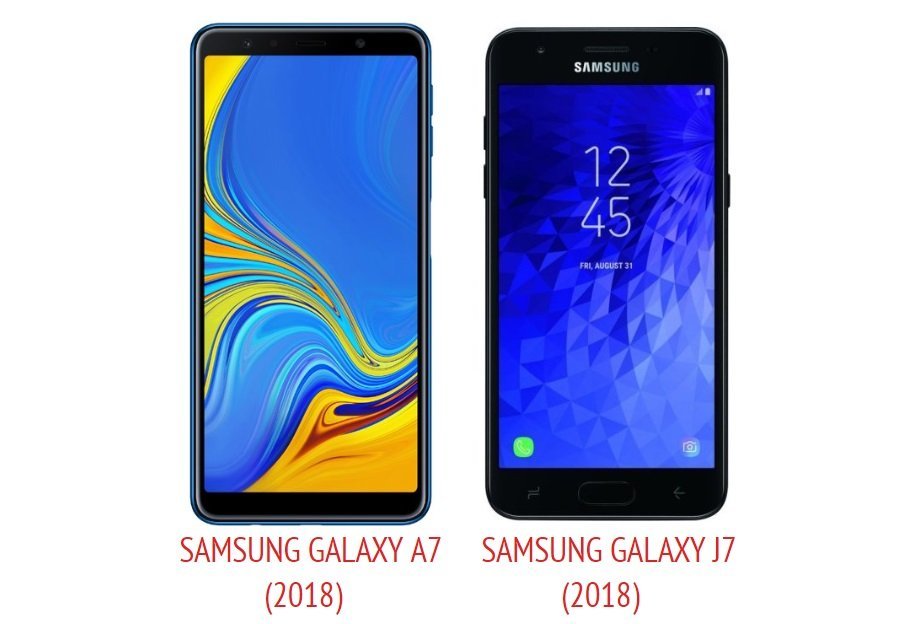 j7 vs a7 2018 / تفاوت گوشی های سامسونگ سری A و j