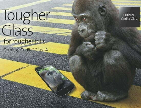 گوریلا گلس 4 / corning gorilla glass 4