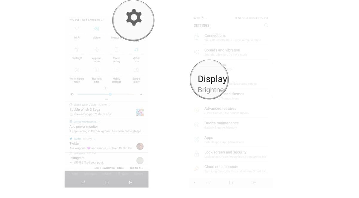 نحوه غیر فعال کردن Edge screen در گلکسی نوت 8