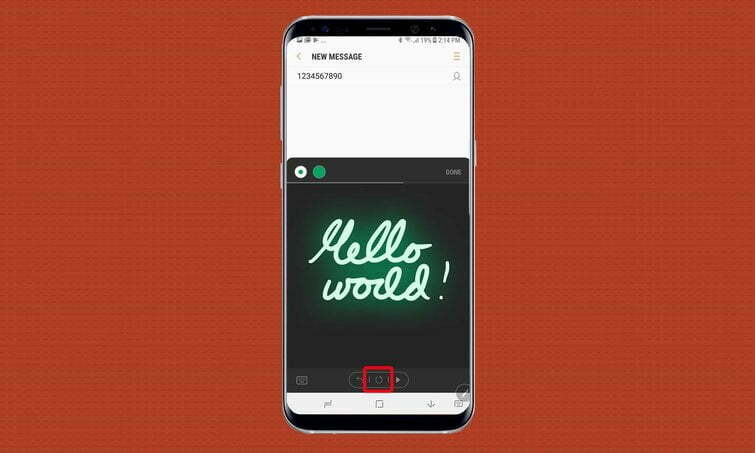 آموزش ارسال پیامهای زنده و متحرک (Live Messages) با فبلت سامسونگ گلکسی نوت 8
