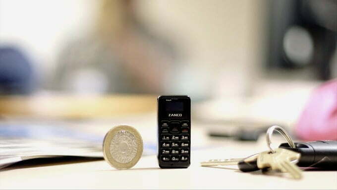 Zanco Tiny T1 کوچکترین گوشی موبایل جهان 