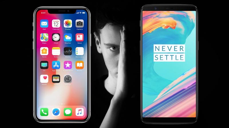 Face ID آیفون 10 در وان پلاس 6