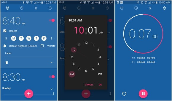 برنامه ساعت / clocl app