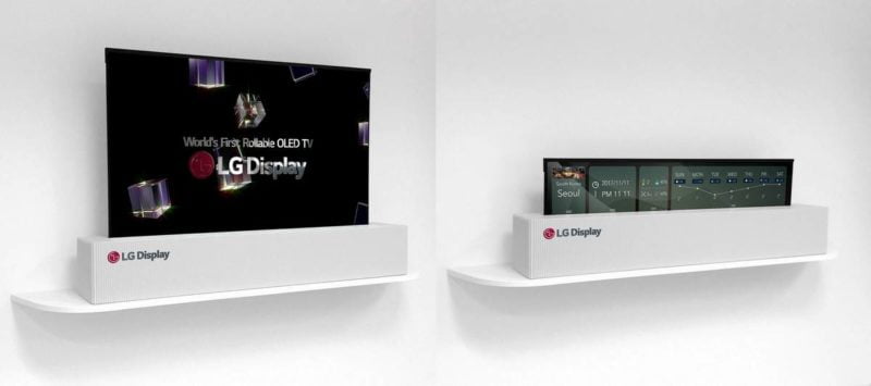 جدیدترین محصول کمپانی الجی دیسپلی، یک صفحه نمایش 65 اینچی 4K با قابلیت رول شدن یا Rollable است که در نمایشگاه CES 2018 معرفی خواهد شد.