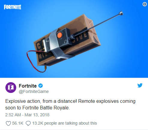بروزرسان Fortnite