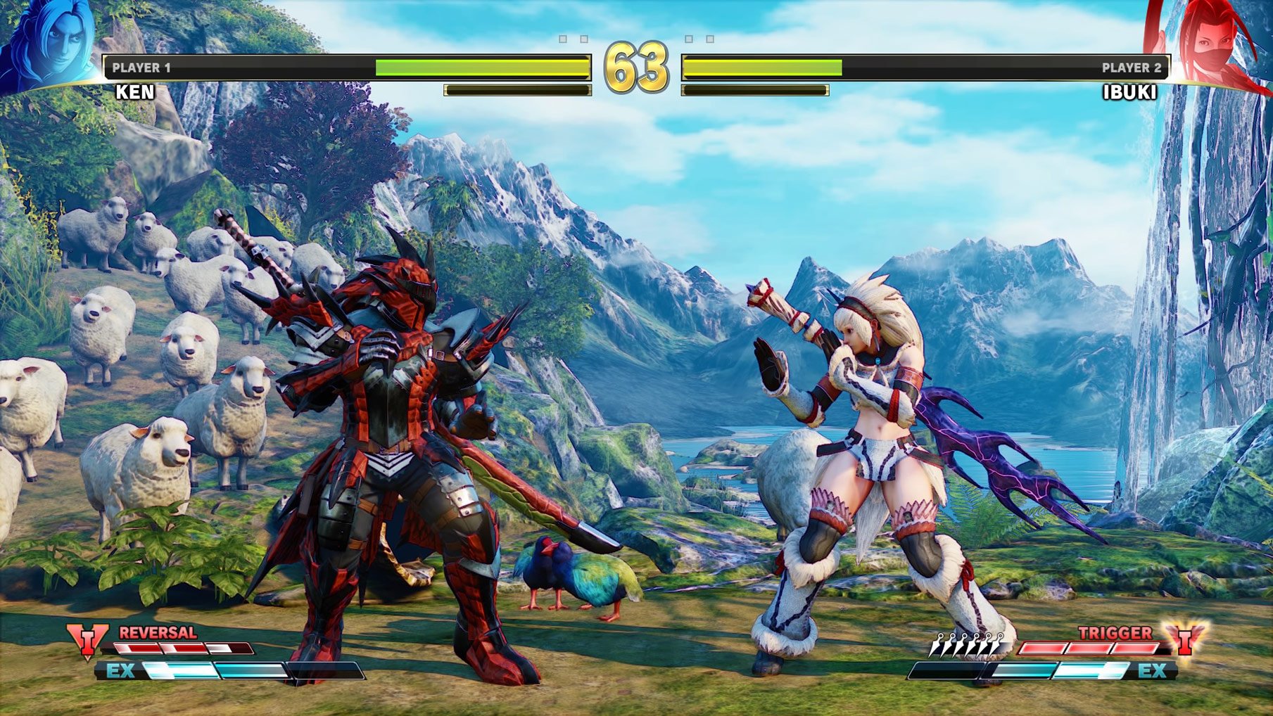 Monster Hunter World Street Fighter V