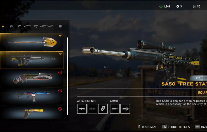 سلاح Far Cry 5