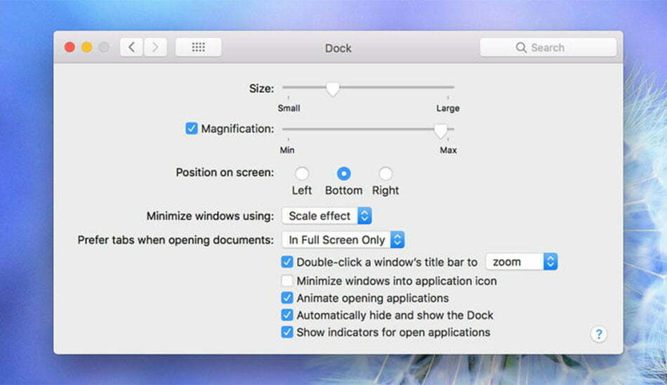 منوی استارت