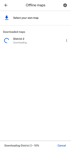 گوگل مپ افلاین ایفون