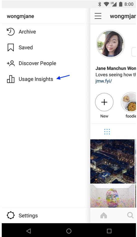 Instagram Usage Insights