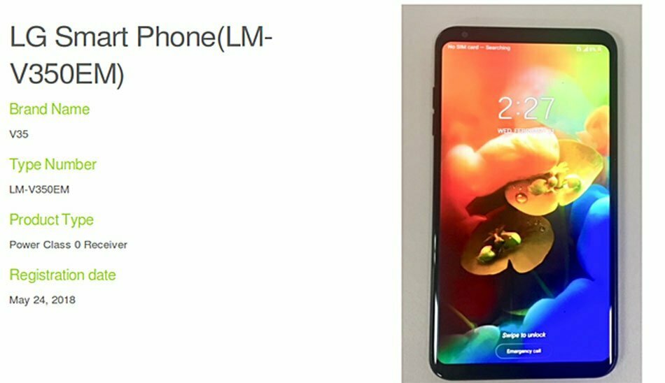 LG V35 ThinQ