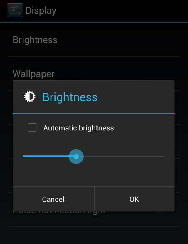 گوشیهای اندرویدی / Automatic brightness / روشنایی خودکار