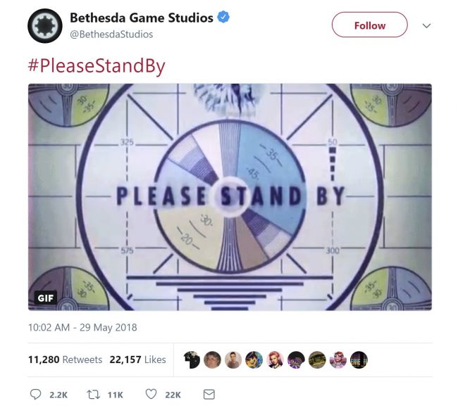 please stand by bethesda