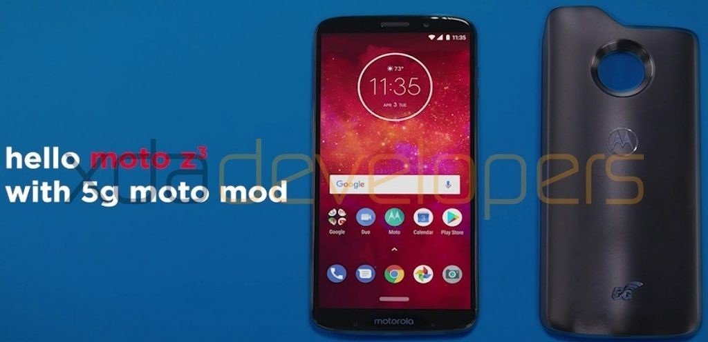 Moto Z3 Play Leak