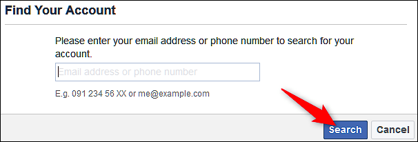 پسورد فیسبوک / facebook password