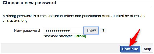 پسورد فیسبوک / facebook password