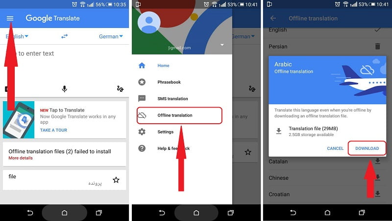 Offline Google Translate